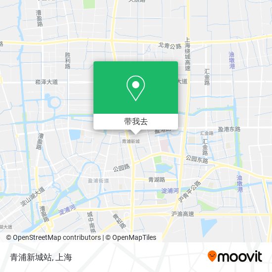 青浦新城站地图