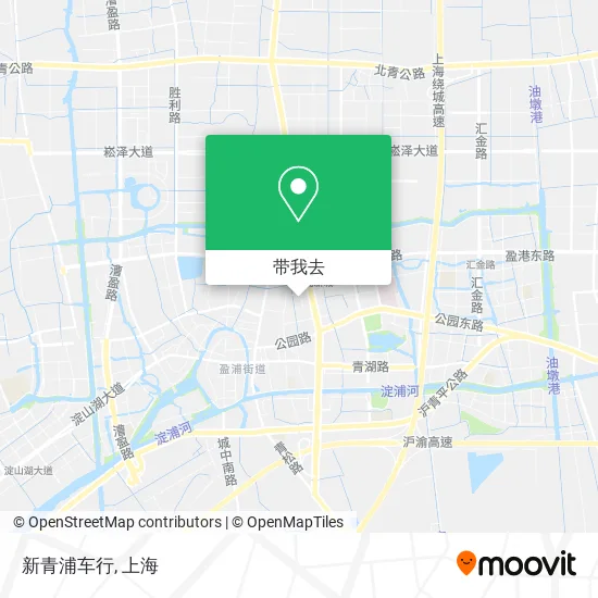 新青浦车行地图