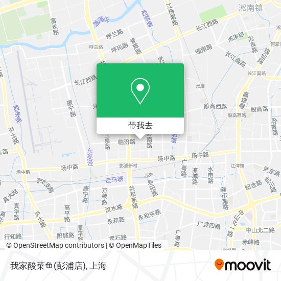我家酸菜鱼(彭浦店)地图