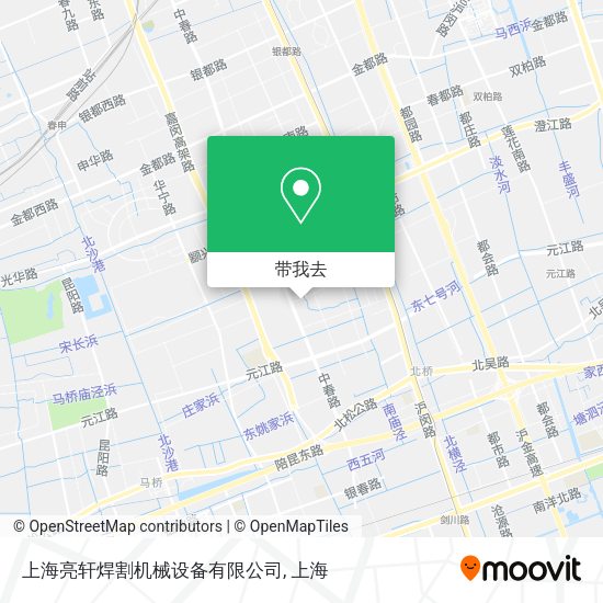 上海亮轩焊割机械设备有限公司地图