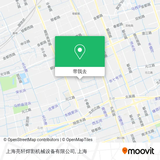 上海亮轩焊割机械设备有限公司地图