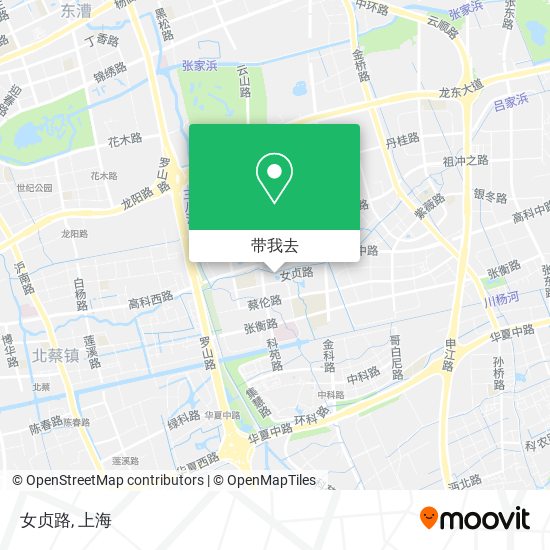 女贞路地图