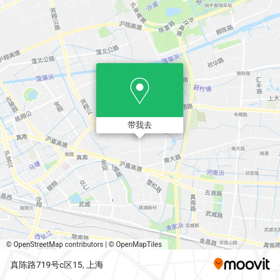 真陈路719号c区15地图