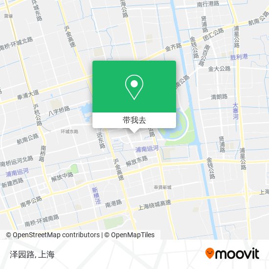 泽园路地图