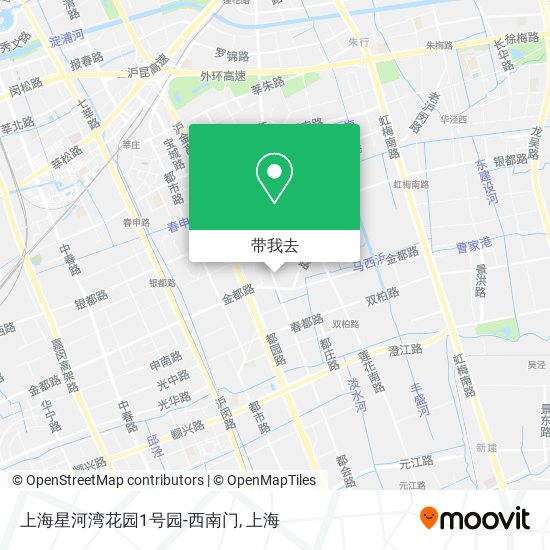 上海星河湾花园1号园-西南门地图