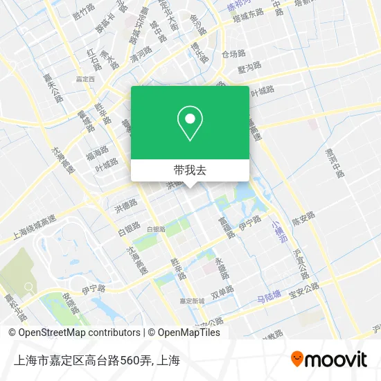 上海市嘉定区高台路560弄地图
