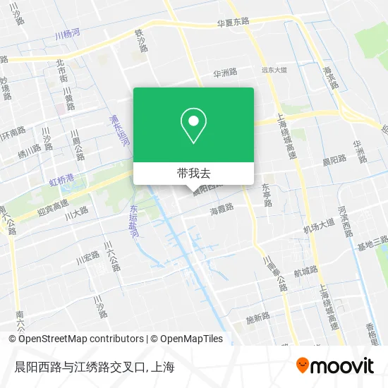 晨阳西路与江绣路交叉口地图
