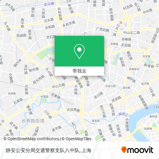 静安公安分局交通警察支队八中队地图