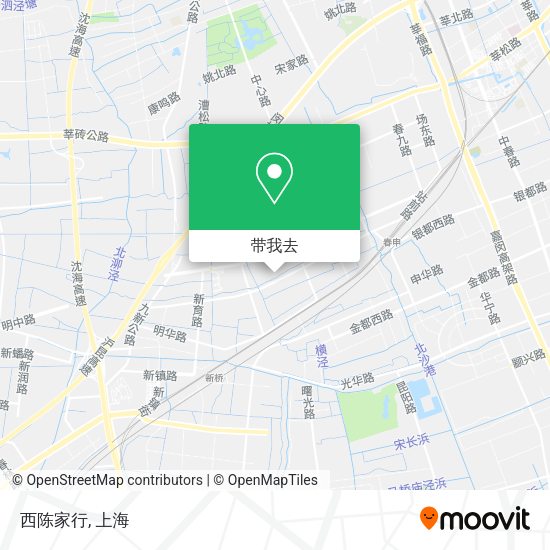 西陈家行地图