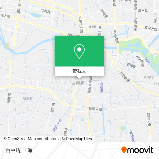 白中路地图