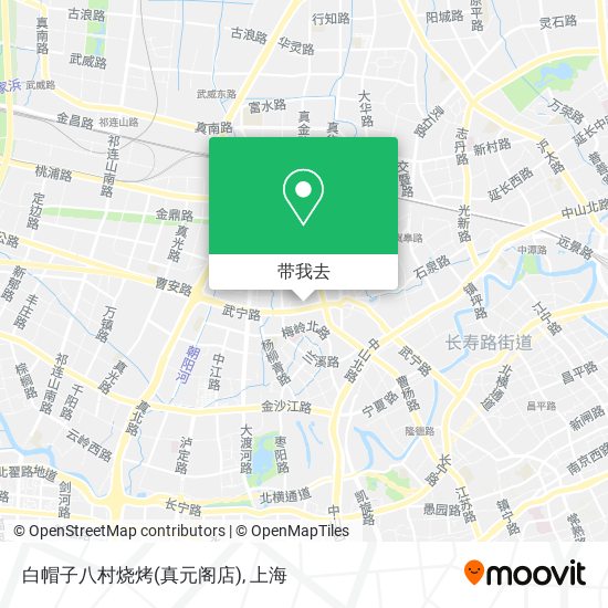 白帽子八村烧烤(真元阁店)地图