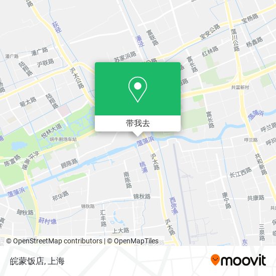 皖蒙饭店地图