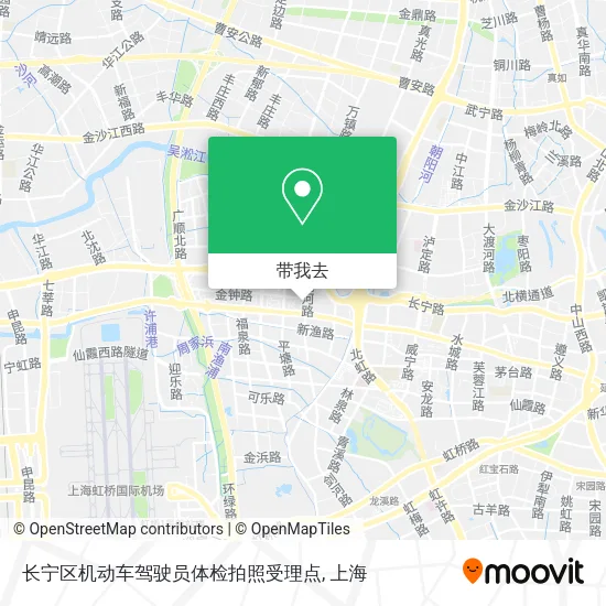 长宁区机动车驾驶员体检拍照受理点地图