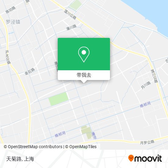 天菊路地图