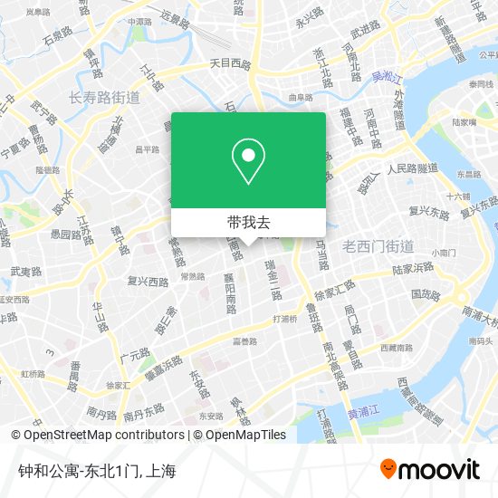钟和公寓-东北1门地图
