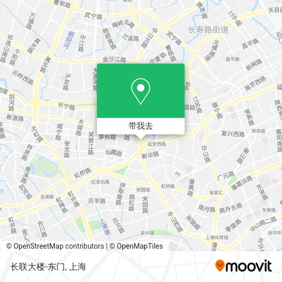 长联大楼-东门地图