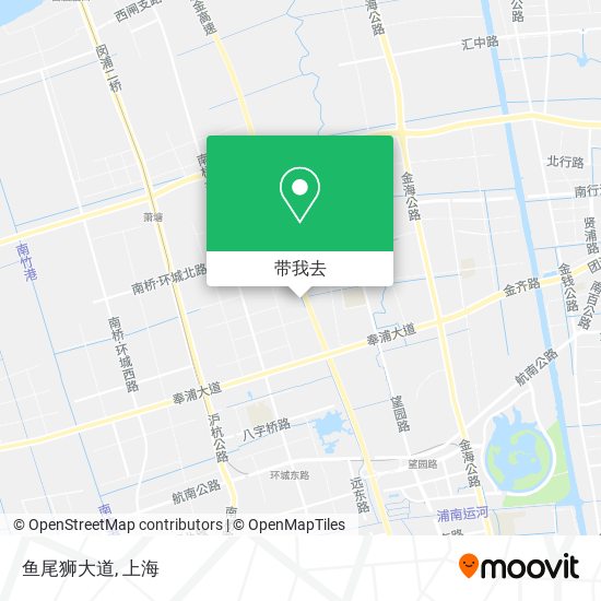 鱼尾狮大道地图