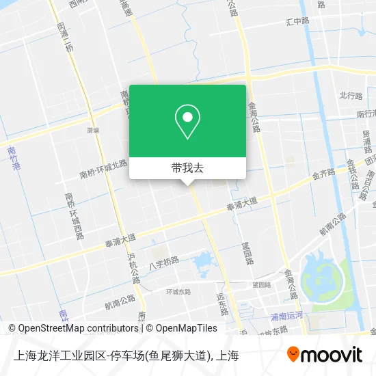 上海龙洋工业园区-停车场(鱼尾狮大道)地图