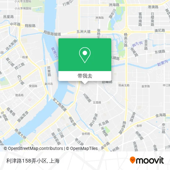 利津路158弄小区地图