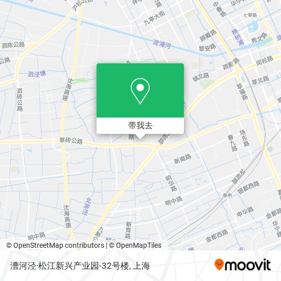 漕河泾·松江新兴产业园-32号楼地图