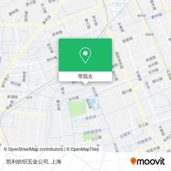 凯利纺织五金公司地图