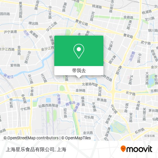 上海星乐食品有限公司地图