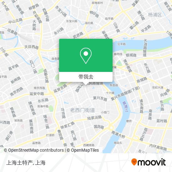 上海土特产地图