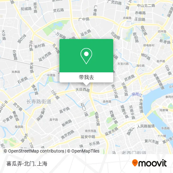 蕃瓜弄-北门地图