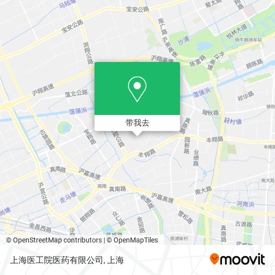 上海医工院医药有限公司地图