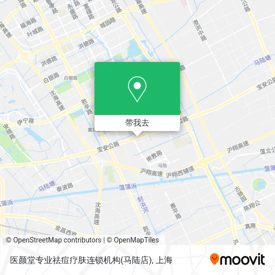 医颜堂专业祛痘疗肤连锁机构(马陆店)地图