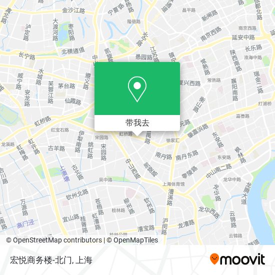 宏悦商务楼-北门地图