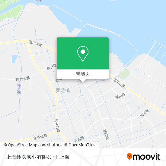 上海岭头实业有限公司地图