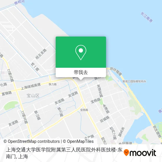 上海交通大学医学院附属第三人民医院外科医技楼-东南门地图