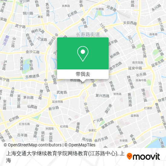 上海交通大学继续教育学院网络教育(江苏路中心)地图