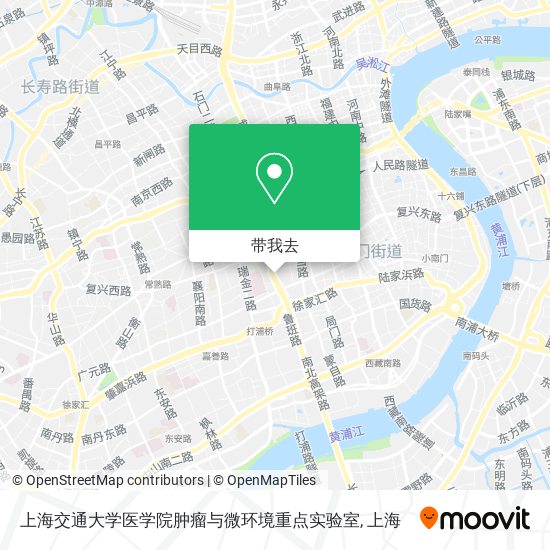 上海交通大学医学院肿瘤与微环境重点实验室地图