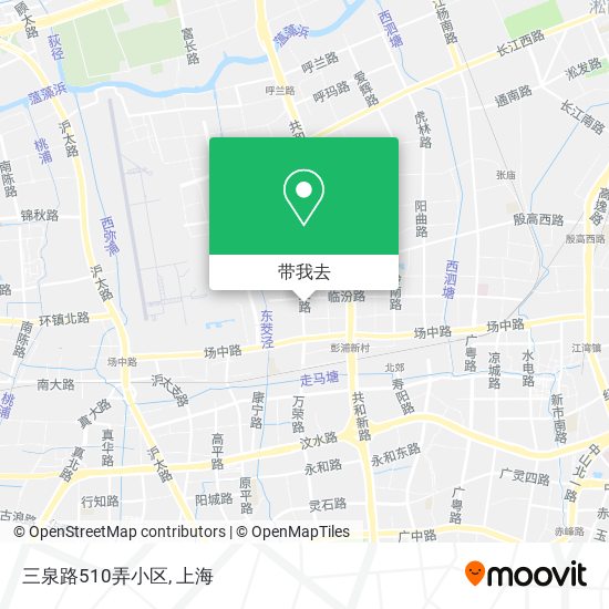 三泉路510弄小区地图