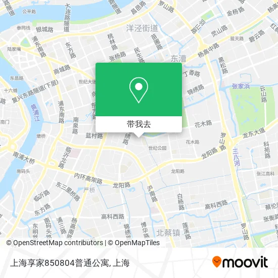 上海享家850804普通公寓地图