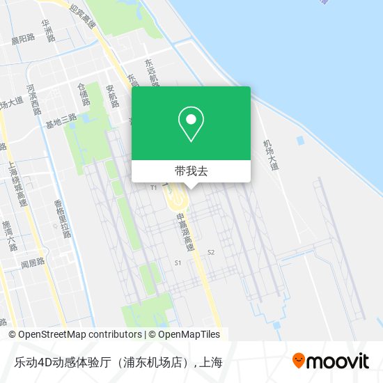 乐动4D动感体验厅（浦东机场店）地图