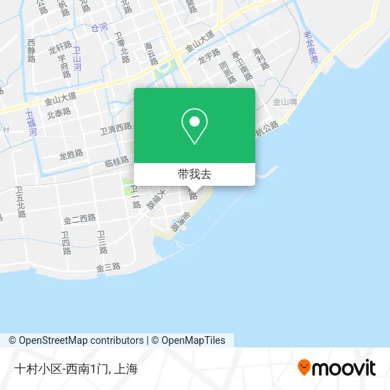 十村小区-西南1门地图
