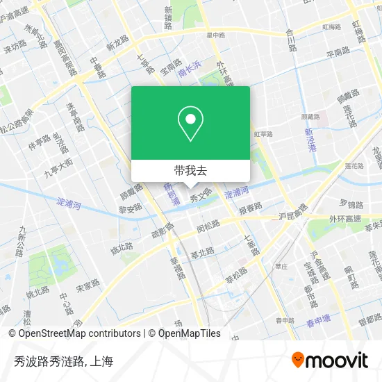 秀波路秀涟路地图