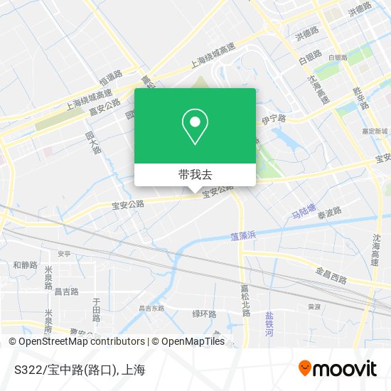 S322/宝中路(路口)地图
