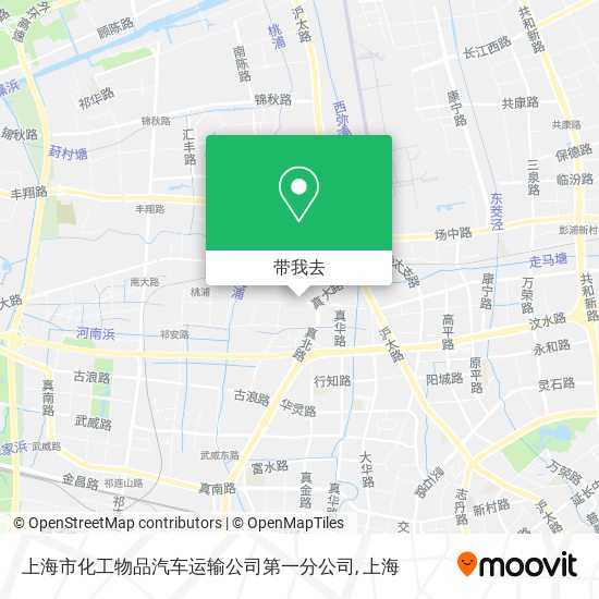 上海市化工物品汽车运输公司第一分公司地图
