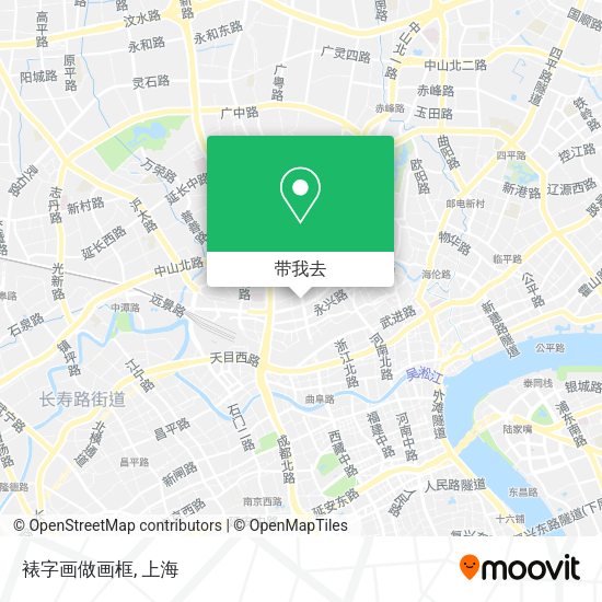 裱字画做画框地图