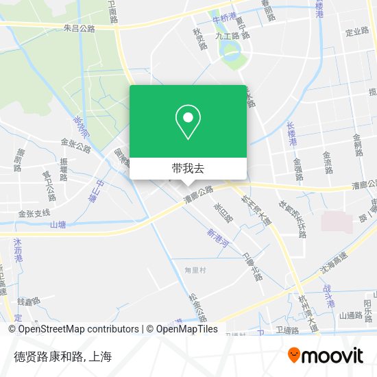 德贤路康和路地图