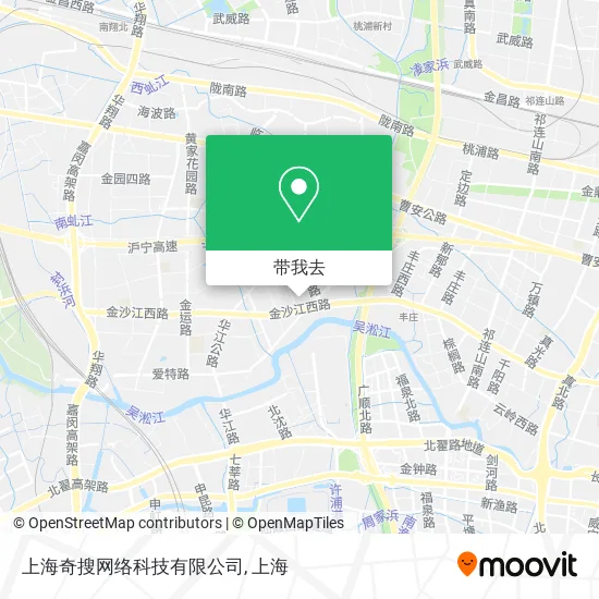 上海奇搜网络科技有限公司地图