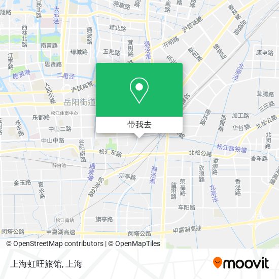 上海虹旺旅馆地图