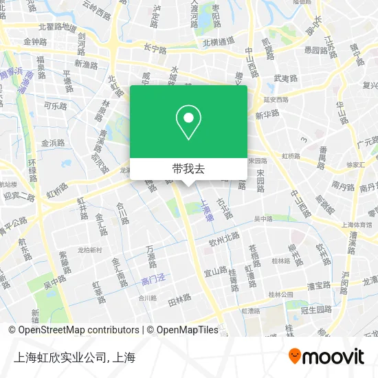 上海虹欣实业公司地图