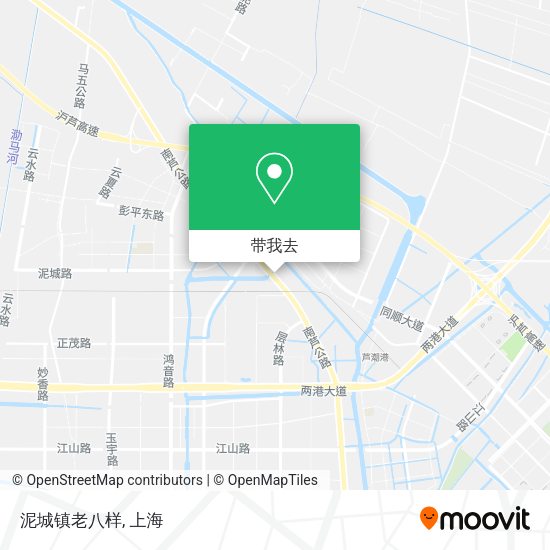 泥城镇老八样地图