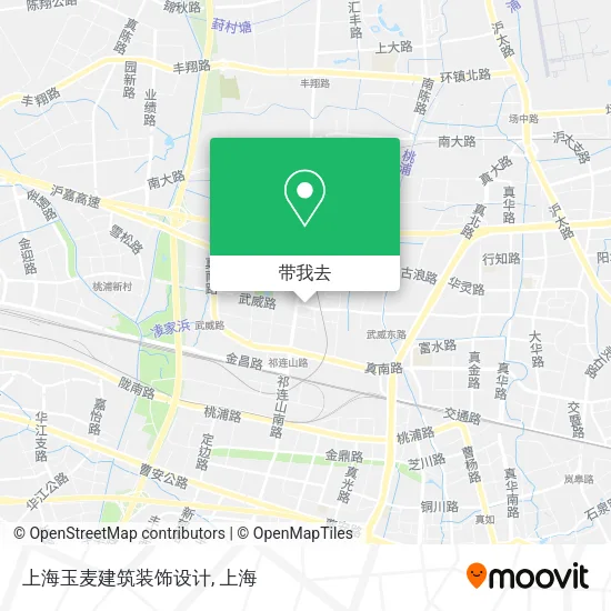 上海玉麦建筑装饰设计地图