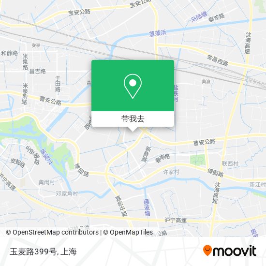 玉麦路399号地图